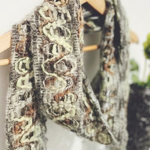Pins & Needles (Urban Outfitters) Fringe Knit Scarf